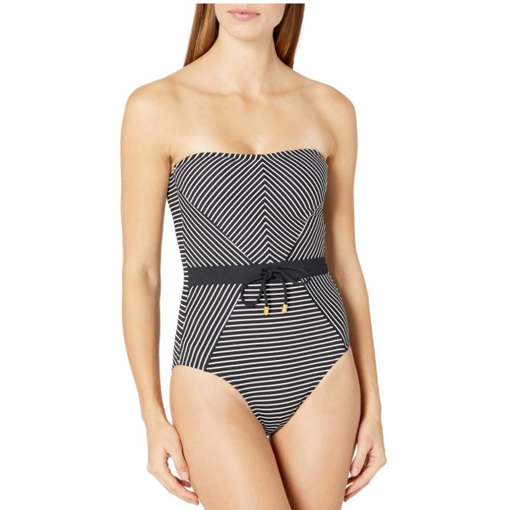 La Blanca Bandeau Swimsuit Plus size 18W